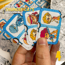 Conjunto completo da caixa de atividades Thundercats pronto para montagem e decoração criativa