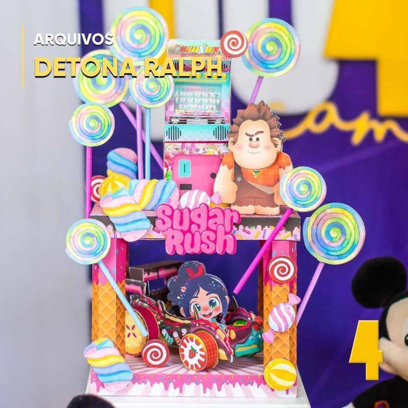 Caixa Detona Ralph – Modelo