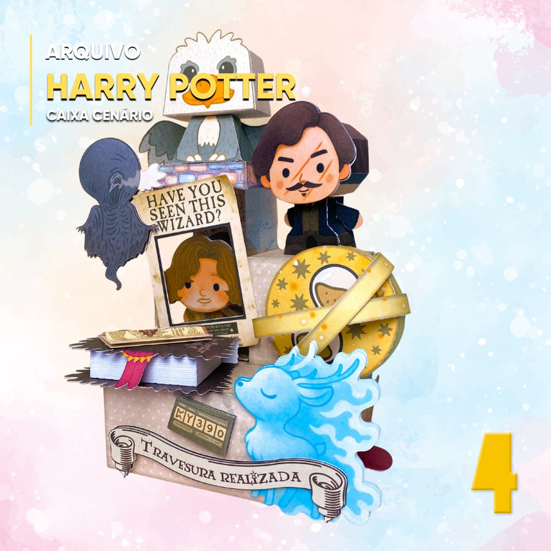 Caixa Harry Potter e o Prisioneiro de Azkaban – Modelo