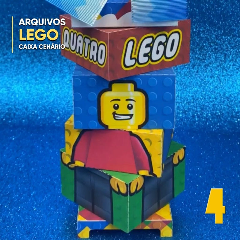 Caixa Lego – Modelo