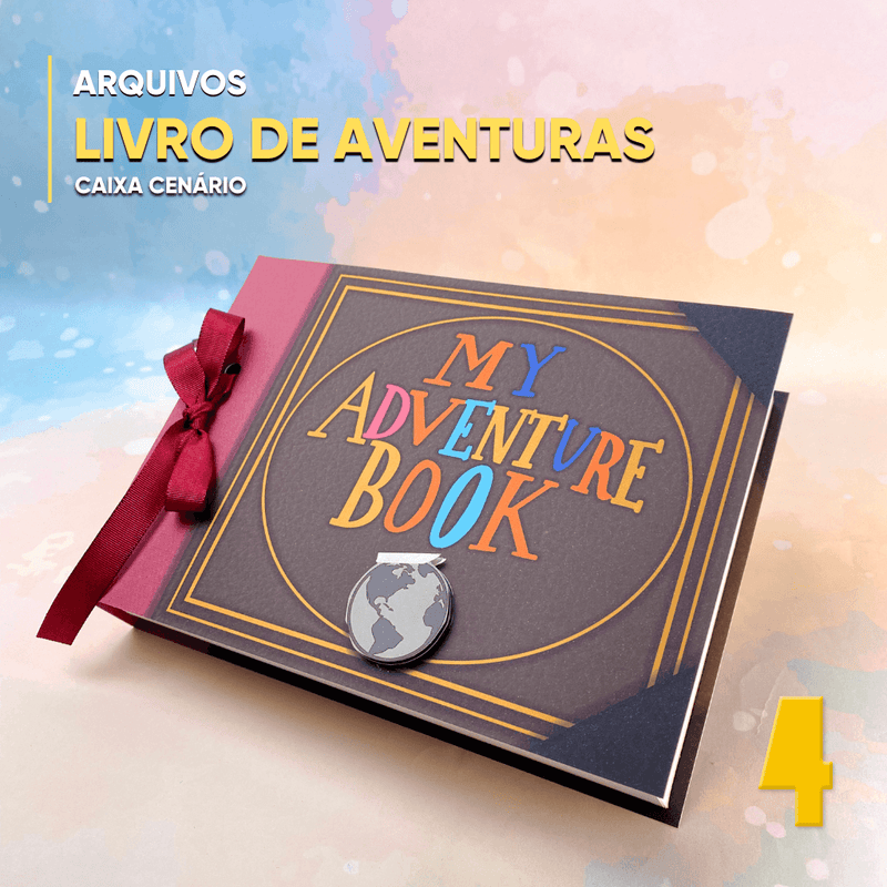 Caixa Livro Up: Altas Aventuras – Modelo
