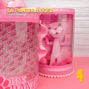 Conjunto completo da caixa Pantera Cor-de-Rosa ideal para festas e papelaria personalizada