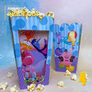 Conjunto completo da caixa pipoca Divertida Mente ideal para festas infantis e papelaria criativa