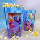 Caixa pipoca Divertida Mente personalizada com design colorido e personagens do filme