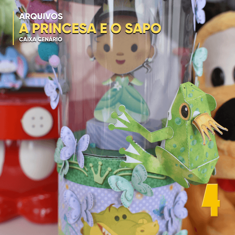 Caixa A Princesa e o Sapo – Detalhes