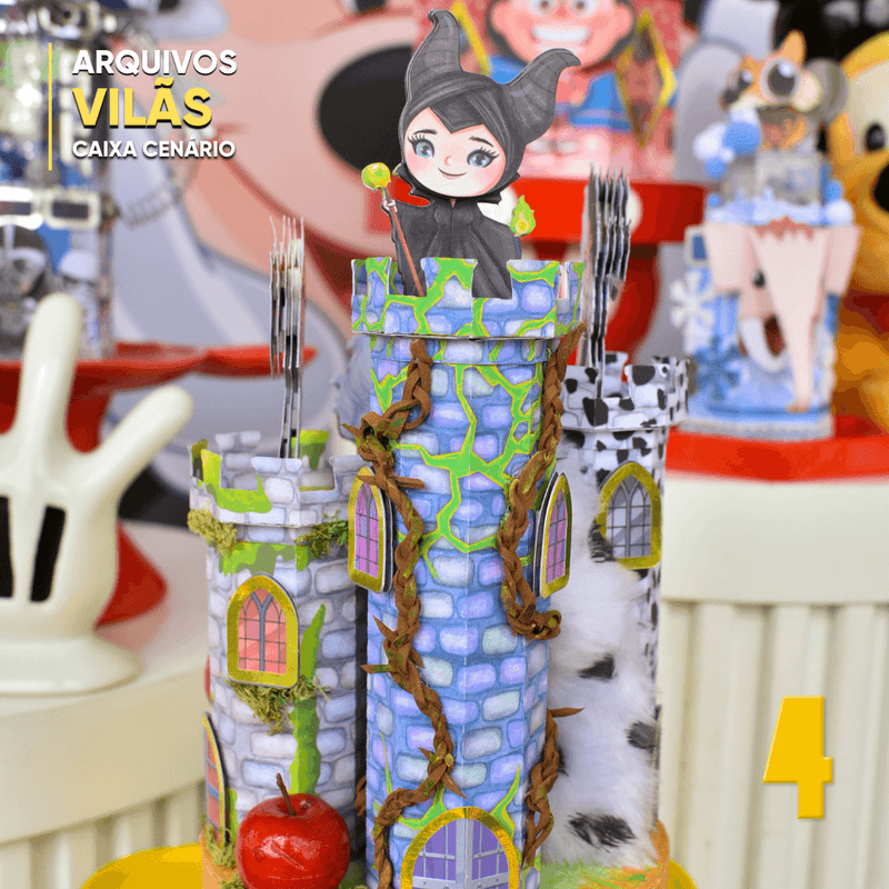 Caixa Vilãs Disney – Modelo