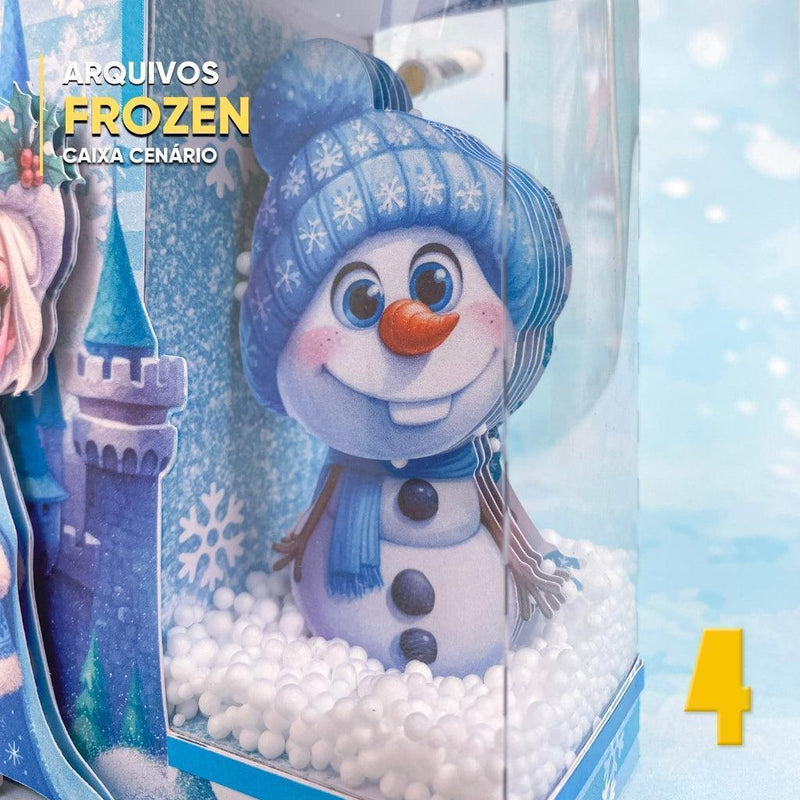 Caixa neve Frozen – Personagens