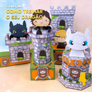 Coleção de Caixas Como Treinar o Seu Dragão – Modelo