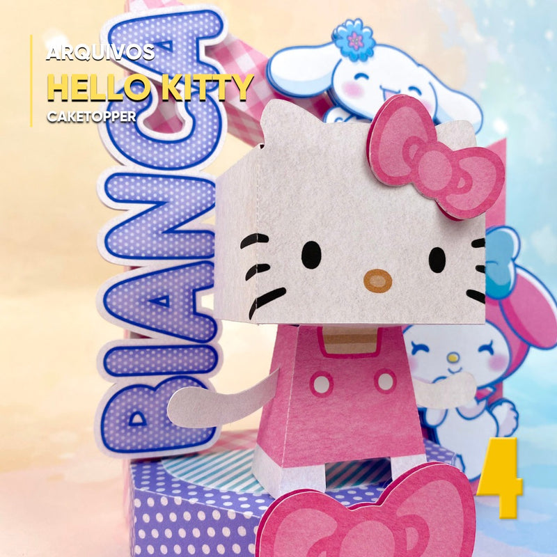 Caketopper Hello Kitty – Arquivo Digital