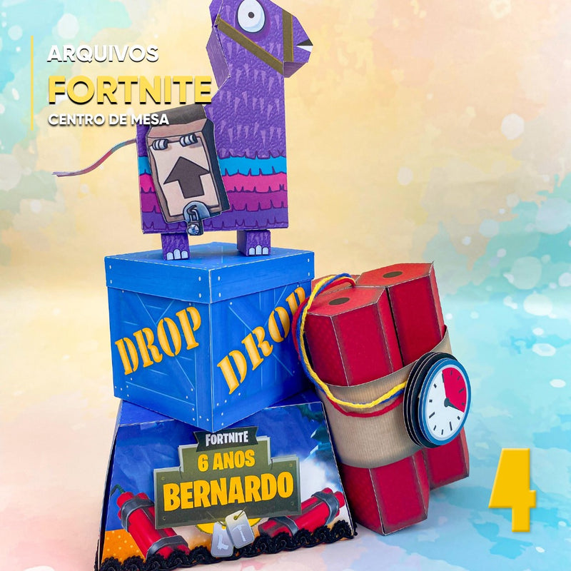 Centro de Mesa Fortnite – Arquivo Digital