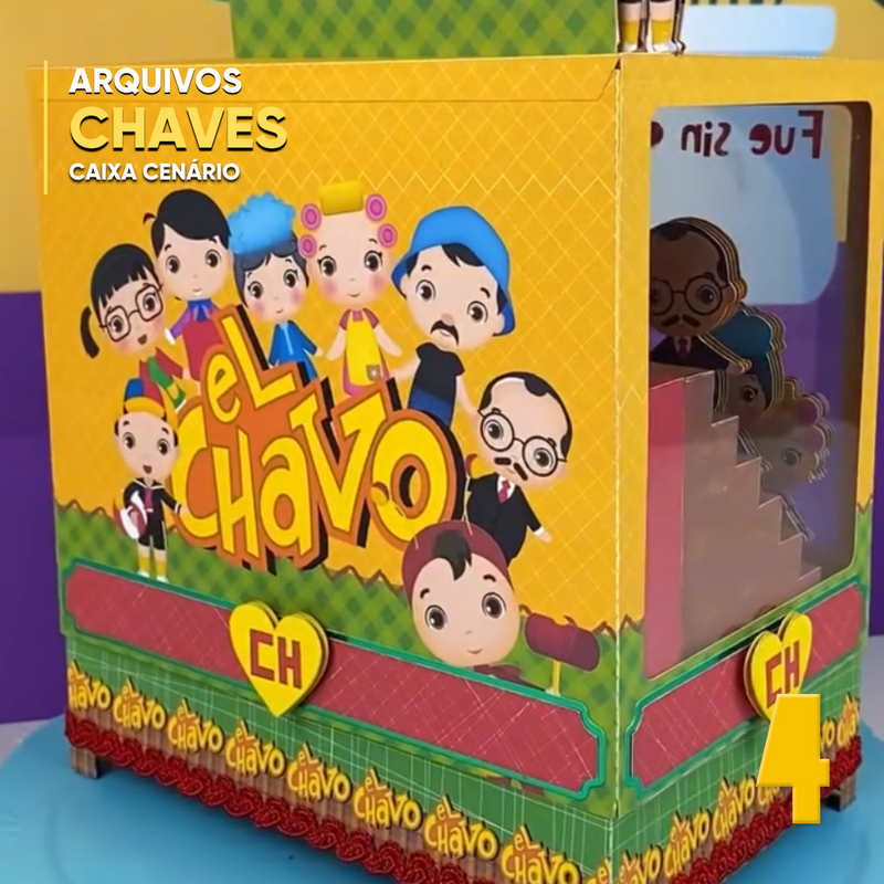 Chaves Gang Box - Digital File for Cutting
