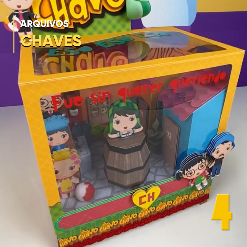 Chaves Gang Box - Digital File for Cutting