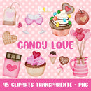 Cliparts Candy Love – Ilustrações