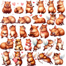 Elementos decorativos do Kit Digital Capilolers como pentes, laços, tesouras e produtos de beleza