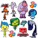 Cliparts para Colorir Divertida Mente – Detalhes