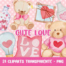 Cliparts Cute Love – Ilustrações