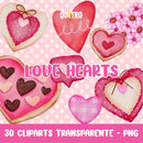 Cliparts Love Hearts – Ilustrações