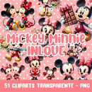 Cliparts Mickey e Minnie Love – Ilustrações