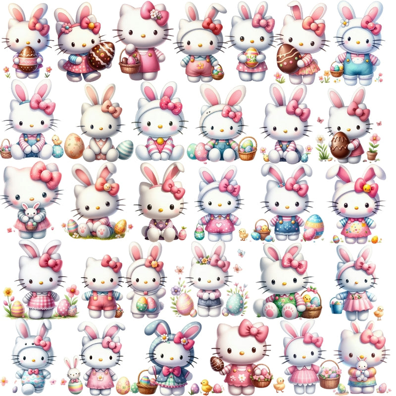 Cliparts Páscoa da Hello Kitty – Ovos de Páscoa