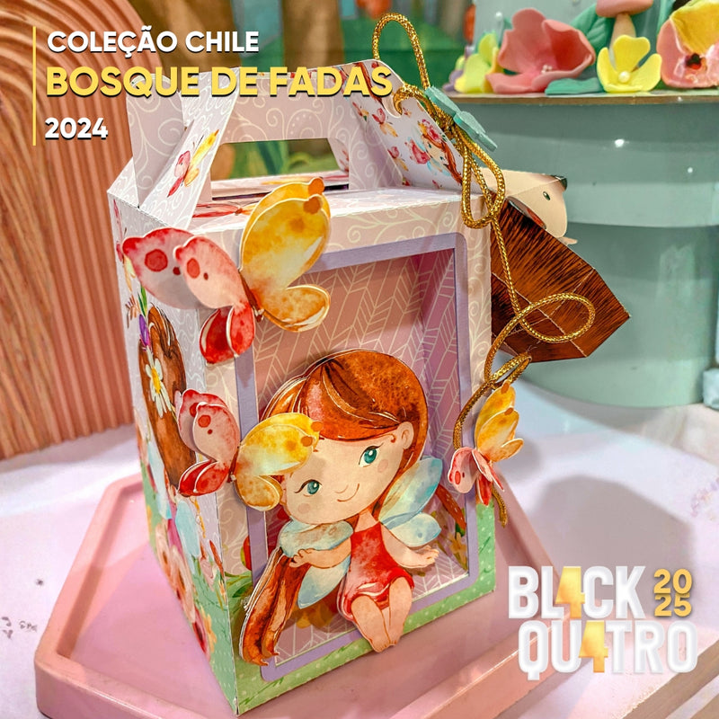 Detalhe frontal da Coleção Bosque de Fadas mostrando recortes delicados e acabamentos artesanais