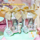 Coleção Natal Escandinavo Presencial Chile 2021 com design minimalista e elementos inspirados no estilo nórdico