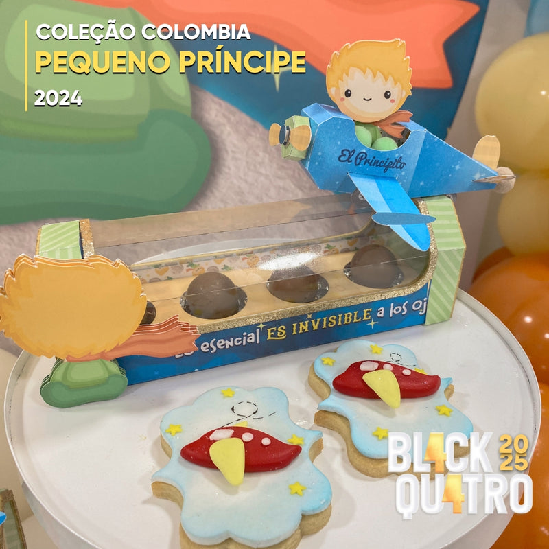 Detalhe frontal da Coleção O Pequeno Príncipe mostrando recortes delicados, estrelas e acabamento artesanal