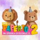Curso Papertoys 2 Una Experiencia con Personajes 3D con diseños exclusivos y aprendizaje práctico en papercraft tridimensional