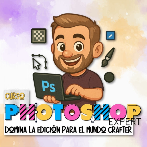 Curso Photoshop Expert com técnicas avançadas de edição e criação voltadas para o universo da papelaria e do artesanato digital
