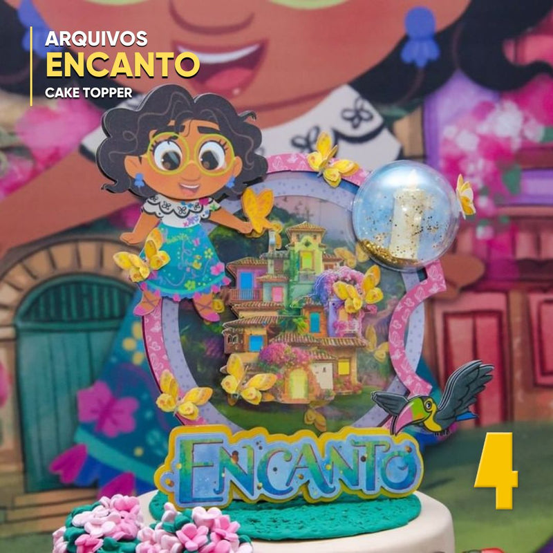 Caixas temáticas Encanto Especiais com ilustrações inspiradas nos personagens e no universo mágico do filme