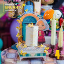 Detalhe frontal da coleção Encanto Especiais mostrando recortes precisos e acabamentos artesanais