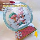 Esfera de Natal Tico e Teco – Arquivo Digital