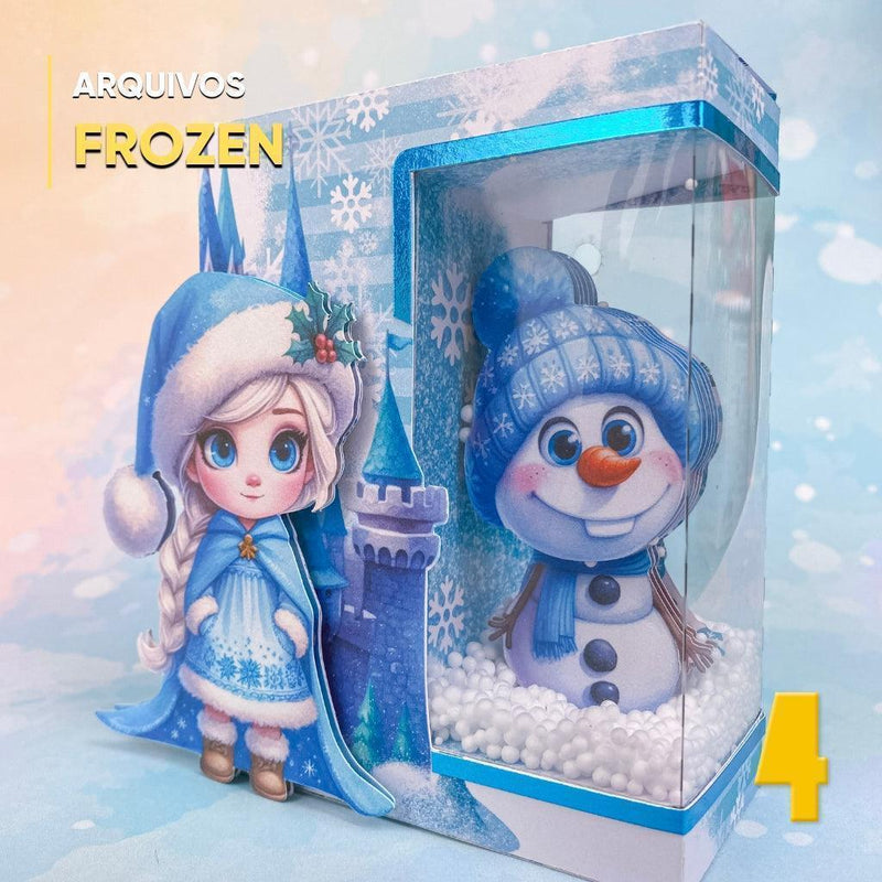 Caja de Navidad - Caja de presentación - Archivo digital para cortar