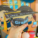 Papertoys temáticos de Mi Primera Graduación listos para recortar y montar