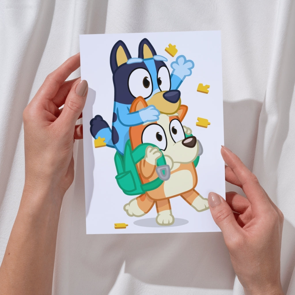 Kit Digital Bluey – Cliparts, Papéis Digitais e Fontes