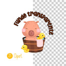 Kit Digital Capivara – Papéis Digitais