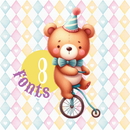 Kit Digital Circo Baby Candy – Estampas