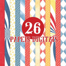 Kit Digital Circo Vermelho – Personagens