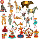 Kit Digital Circo Vintage – Fontes