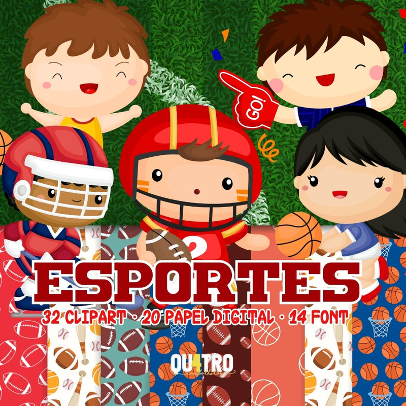 Kit Digital Esportes – Cliparts