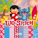 Kit Digital Lilo e Stitch – Cliparts, Papéis Digitais e Fontes - Quatro Cambalhotas