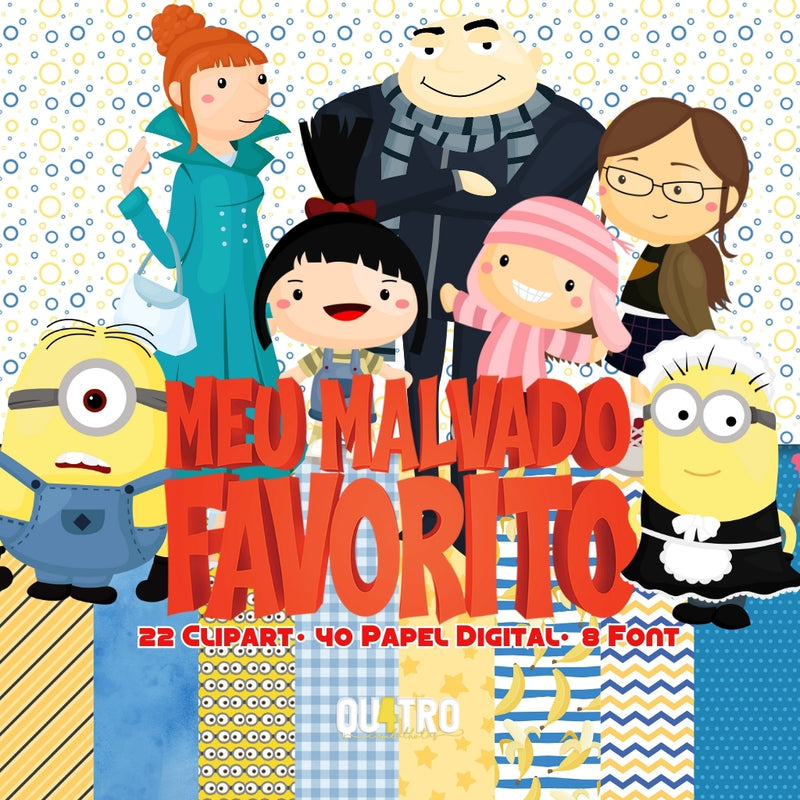 Kit Digital Meu Malvado Favorito – Cliparts