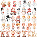 Fontes exclusivas do Kit Digital Natal Cute com tipografia lúdica ideal para cartões e convites de Natal