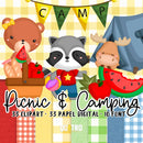 Kit Digital Picnic & Camping – Cliparts