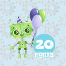 Kit Digital Robôs Baby – Estampas