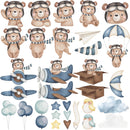 Kit Digital Ursinho Aviador – Fontes