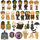 Kit Digital Wandinha – Personagens