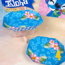 Conjunto completo do kit festa Lilo e Stitch com todos os itens impressos e montados