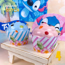 Embalagens temáticas do kit festa Lilo e Stitch prontas para personalização de festas