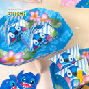 Fundos e padrões coloridos do kit festa Lilo e Stitch para montagem criativa