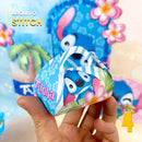 Papertoys do kit festa Lilo e Stitch em estilo divertido e artesanal
